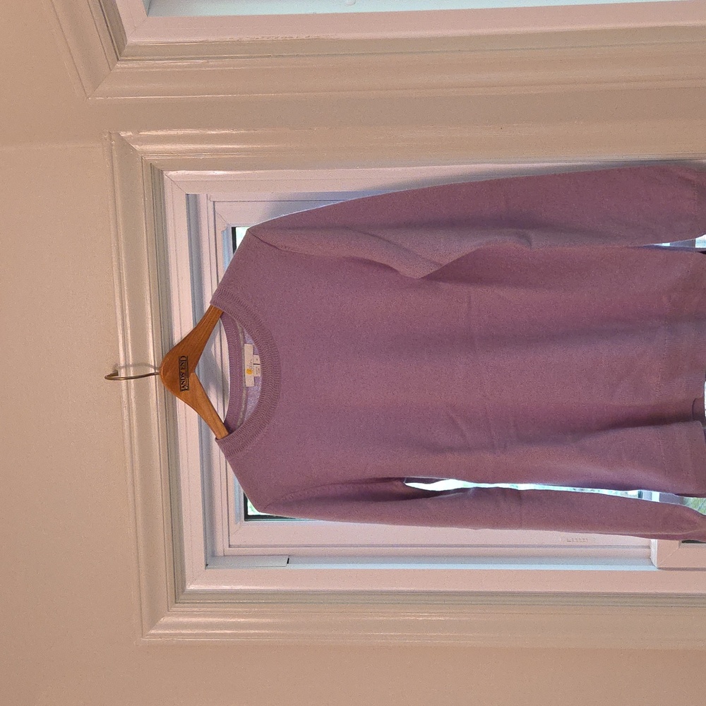 Boden Lavender cashmere Crew Neck Sweater